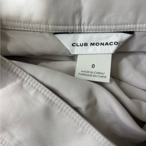 Club Monaco Light Gray High-Low Wrap Skirt - Picture 2 of 2